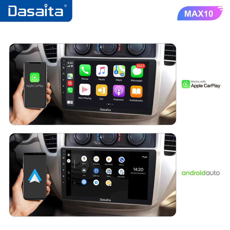Dasata 9 inch Android 11 car video player for Toyota highlander 2000 2001 2002 2003 2004 2005 2006 with BT GPS Carplay MP3 amplifier