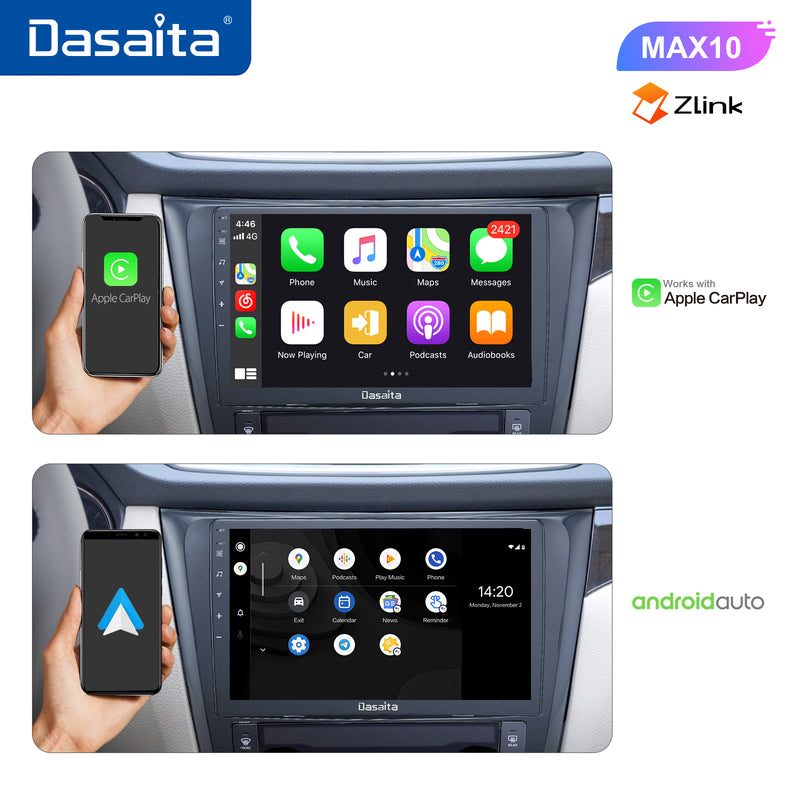 Dasaita MAX11 Nissan X-Trail Qashqai 2014 2015 2016 2017 2018 2019 2020 Car Stereo 10.2 Inch Carplay Android Auto 4G+64G Android11 1280*720 DSP Radio