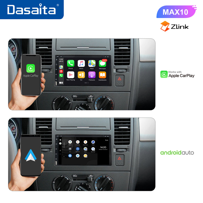 Dasaita MAX11 Universal Double Din Car Stereo 6.95 Inch Carplay Android Auto PX6 4G+64G Android11 800*480 DSP AHD Radio