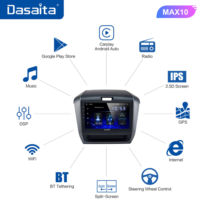 Dasaita MAX11 Honda Freed 2017 2018 2019 RHD Car Stereo 9 Inch Carplay Android Auto PX6 4G+64G Android11 1280*720 DSP AHD Radio