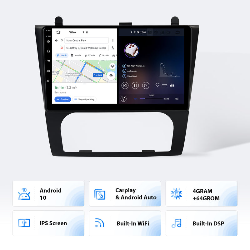 Dasaita MAX11 Nissan Altima 2008 2009 2010 2011 2012 Car Stereo 9 Inch Wirelss Carplay Android Auto PX6 4G+64G Android11 1280*720 DSP AHD Radio