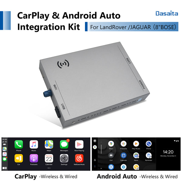 Dasaita JAGUAR CarPlay & Android Auto Integration Kit Retrofit Interface( Wired & Wireless )