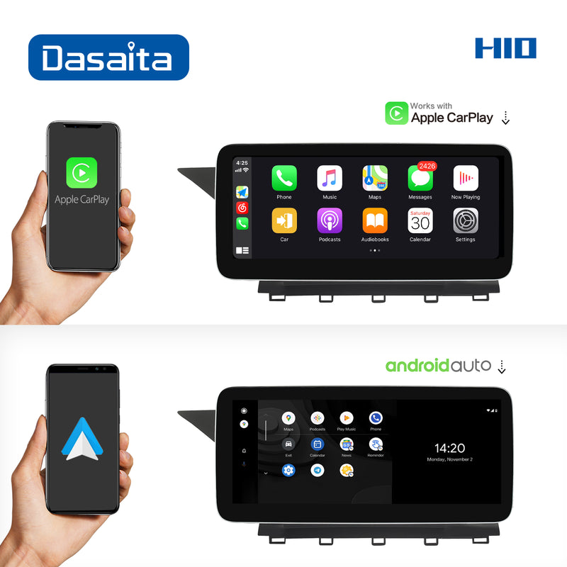 Dasaita 12.3" for Benz GLK X204 NTG4.5 2013 2014 2015 Radio Car 1920*720 IPS 2.5D Screen GPS Navigation Android10 Car Dvd Player