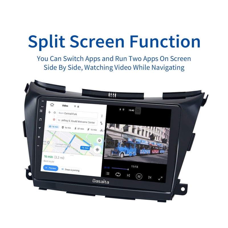 Dasaita MAX11 Nissan Murano Z52 2015 2016 2017 Car Stereo 10.2 Inch Carplay Android Auto PX6 4G+64G Android11 1280*720 DSP AHD Radio