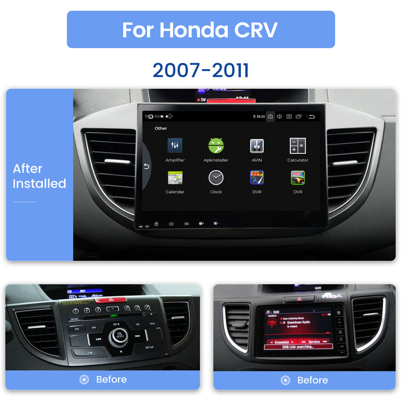 Dasaita MAX11 for Honda CRV 2012 2013 2014 2015 2016 2017 LHD Car Android Stereo Apple Carplay Android Auto IPS Screen 1280*720 Radio