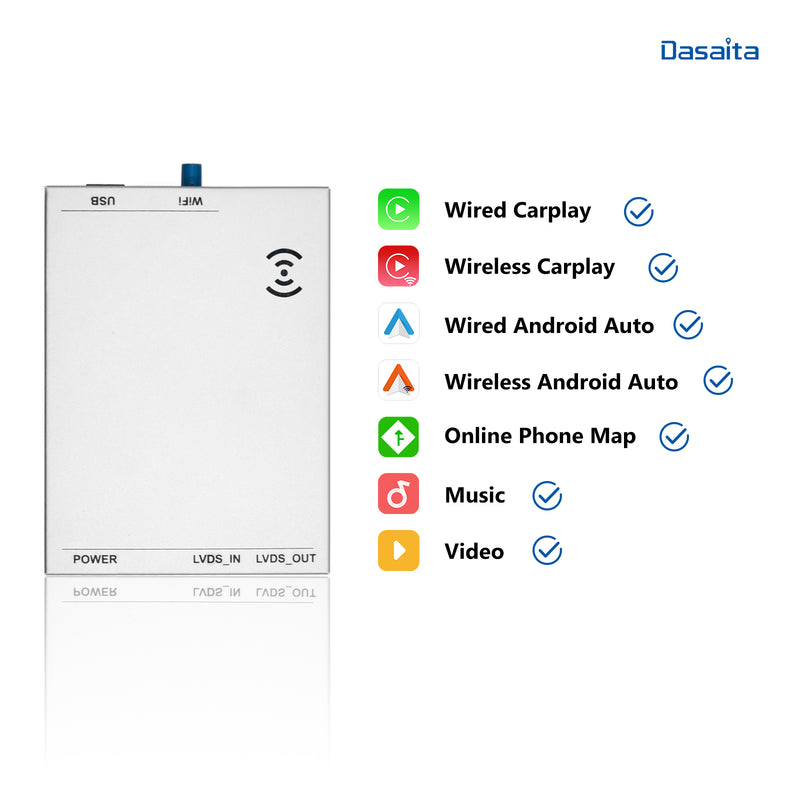 Dasaita BMW CarPlay & Android Auto Integration Kit Retrofit Interface ( Wired & Wireless )