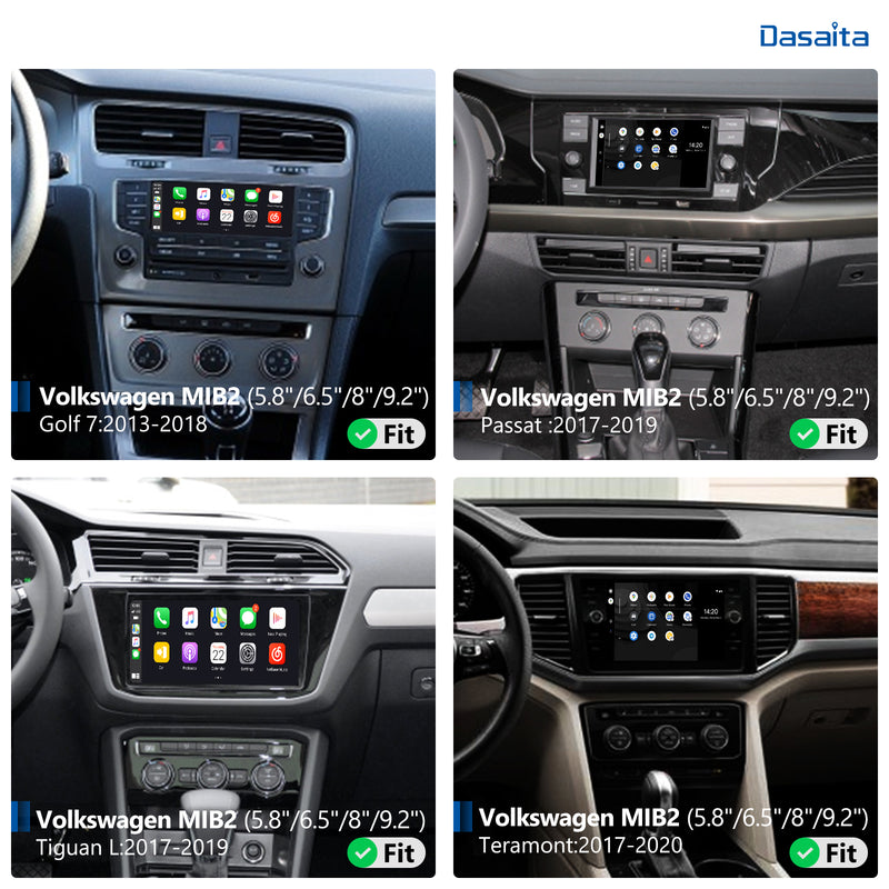 Dasaita Volkswagen CarPlay & Android Auto Integration Kit Retrofit Interface( Wired & Wireless )