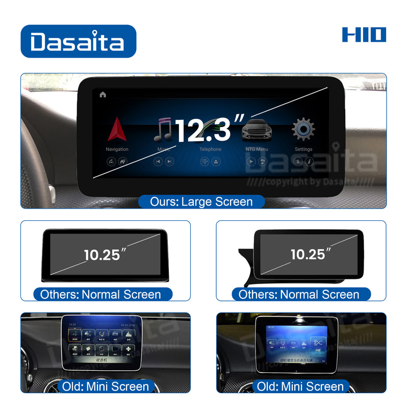 Dasaita 12.3" for Benz A class W176 NTG5.0 2016 2017 2018 Car Video GPS Navigation Android10 Octa Core Head unit Car Radio Player