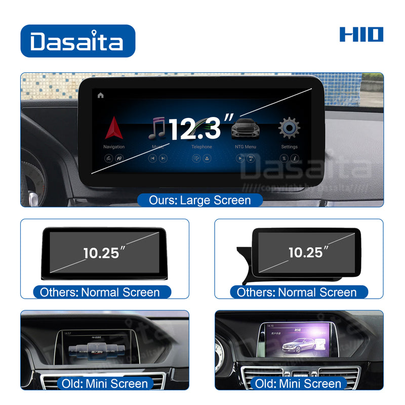 Dasaita 12.3" for Benz E Class W212 NTG5.0 2015 2016 Car DVD Player Amplifier SWC Android10 WIFI GPS&Navigation Car Stereo Auto