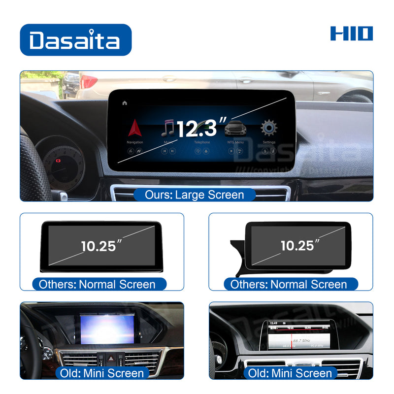 Dasaita for Benz E class W212 NTG4.5 2013 2014 2015 Car Stereo Android10 IPS Touch Screen 1920*720 GPS 4G/64G Octa Core Carplay Radio