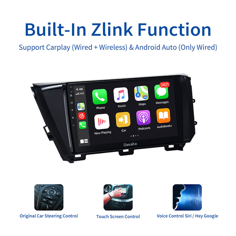 Dasaita MAX11 For Toyota Camry 2018 2019 Car Stereo DSP GPS Navigation 2.5D IPS Touch Screen Car Android Radio