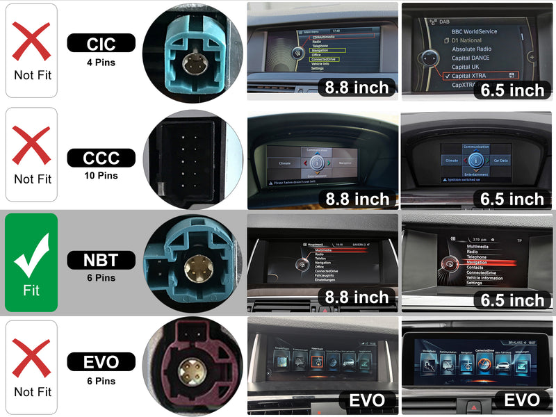 Dasaita 12.3'' BMW 3 Series F30/F31/F34/F35 4 Series F32/F33/F36 2013-2016 NBT Car Radio 1920*720 Wifi SWC GPS Car Navigation Original UI Stereo