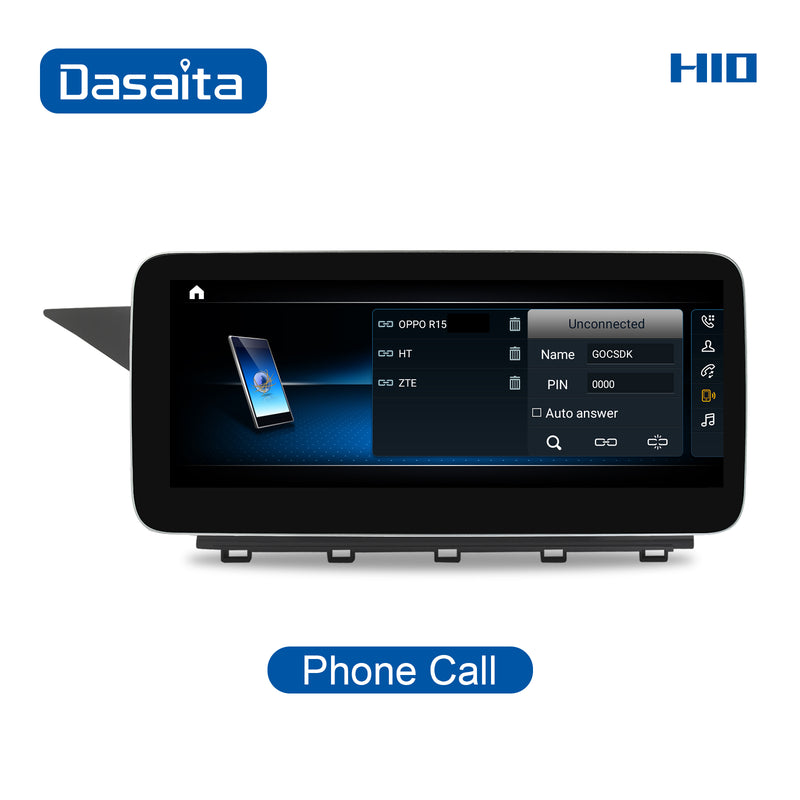 Dasaita 12.3" for Mercedes Benz GLK X204 NTG4.0 2008 2009 2010 2011 2012 Car Video Android 10 4G+64G WIFI GPS IPS 2.5D Touch Screen Carplay Radio
