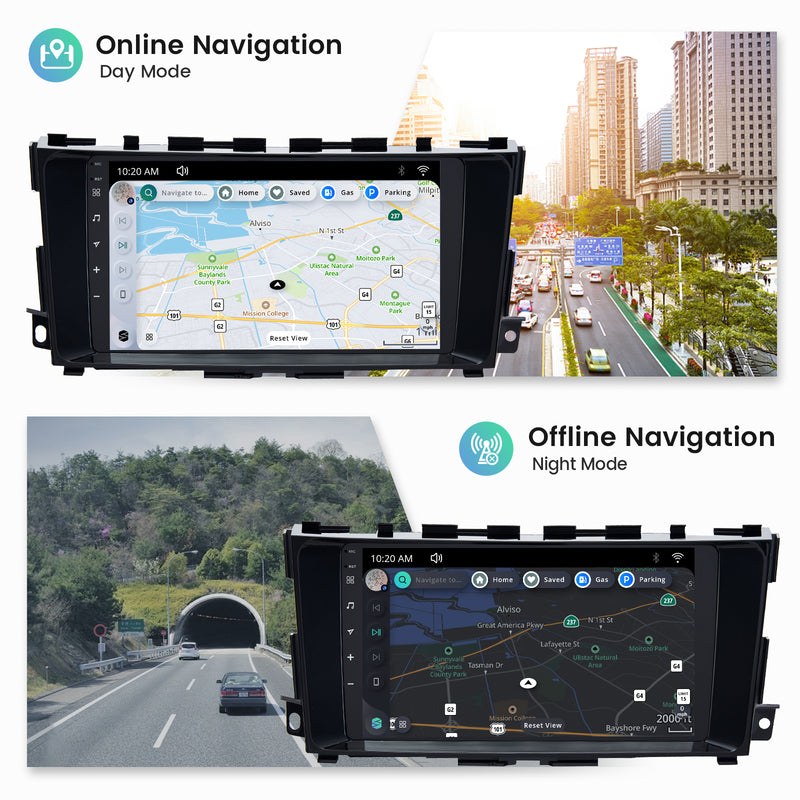 Dasaita Scout10 Nissan Teana Altima 2014 2015 2016 2017 2018 Car Stereo 9 Inch Carplay Android Auto PX6 4G+64G Android10 1280*720 DSP AHD Radio