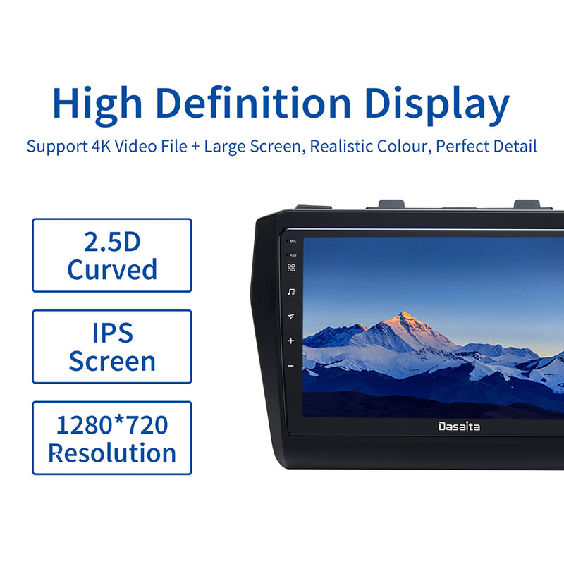 Dasaita MAX11 For Suzuki Swift 2018 2019 2020 Car Stereo 9" IPS 2.5D Screen Android11.0 GPS Navigation Carplay DVD Stereo