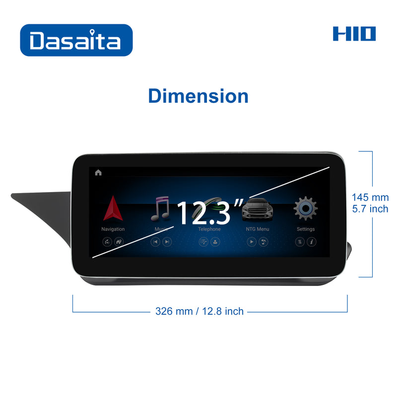 Dasaita for Benz E class W212 NTG4.5 2013 2014 2015 Car Stereo Android10 IPS Touch Screen 1920*720 GPS 4G/64G Octa Core Carplay Radio