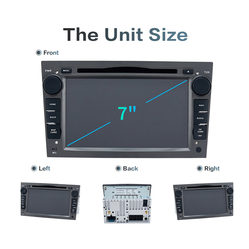 Dasaita MAX11 Opel Antara Combo Astra H Zafira  Vivaro Tigra Signum Meriva Corsa C D 2004 2005 2006 Car Stereo 7 Inch Carplay Android Auto PX6 4G+64G Android11 1024*600 DSP AHD Radio