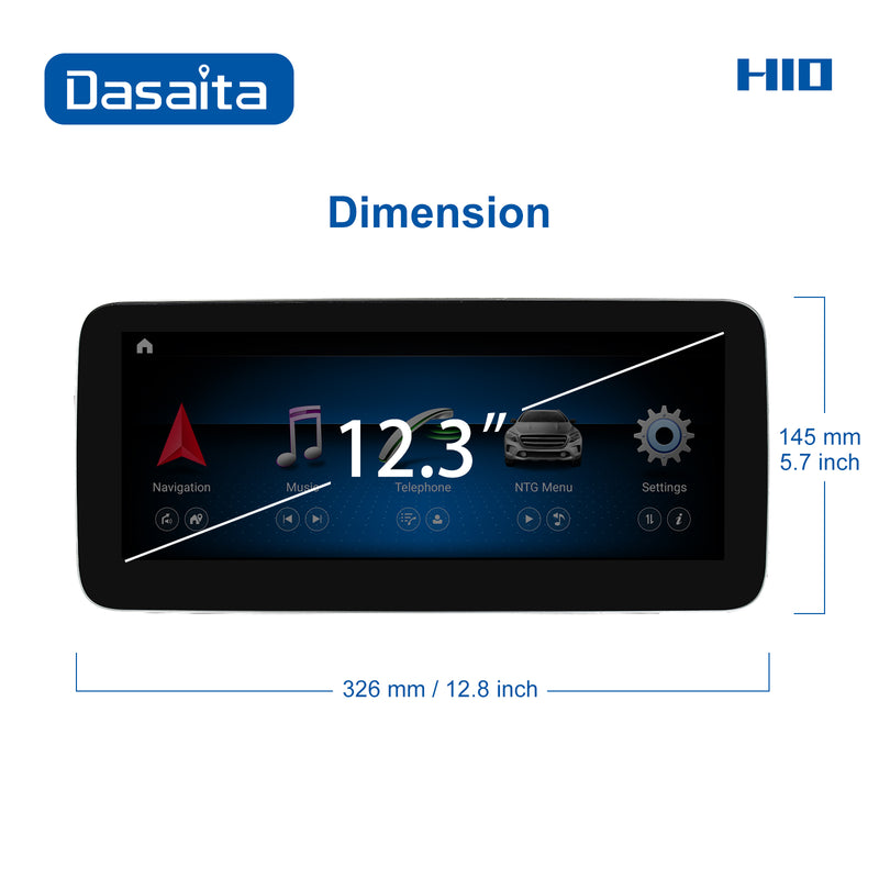 Dasaita 12.3" for Benz G class W463 NTG5.0 2017 2018 Car Radio IPS 2.5D Screen Reverse Camera Android10 Auto carplay Car Stereo