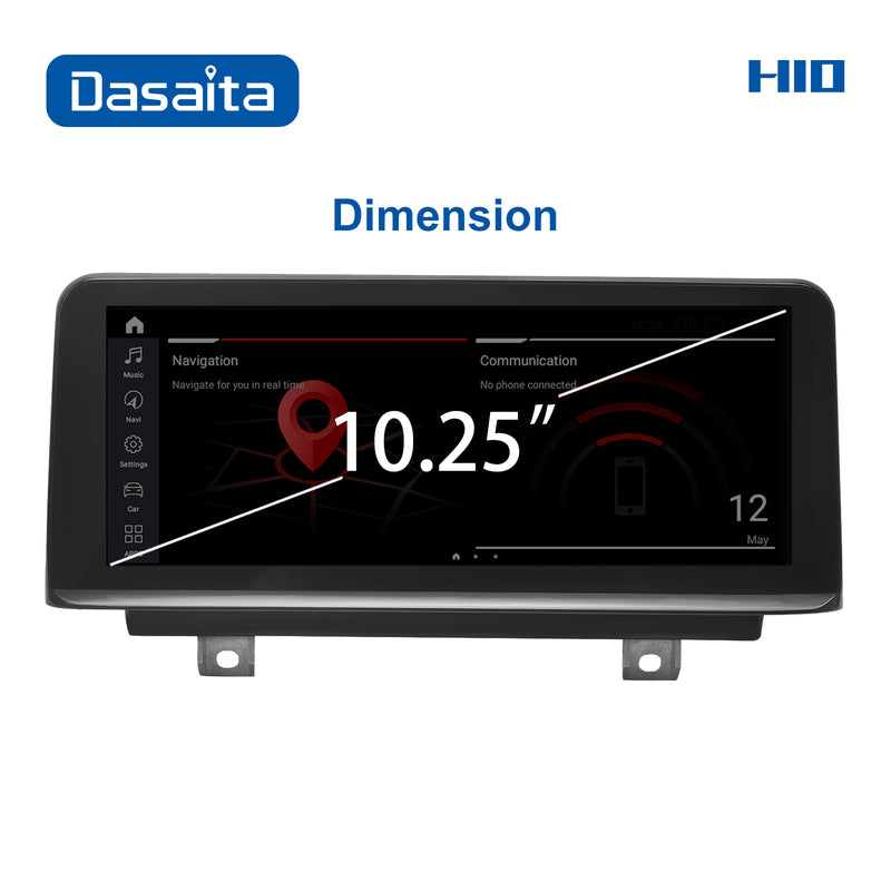 Dasaita 10.25 inch BMW 1/2 Series F20/F21 2011-2016 2 Series F23 2013-2016 Car Stereo 4+64G Original UI SWC Backup Camera Carplay Car DVD Player