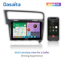 Dasaita Vivid11 VW Golf 7 2012 2013 2014 2015 2016 2017 2018 2019 LHD Car Stereo 10.2" Carplay Android Auto PX6 4G+64G Android11 1280*720 DSP Radio