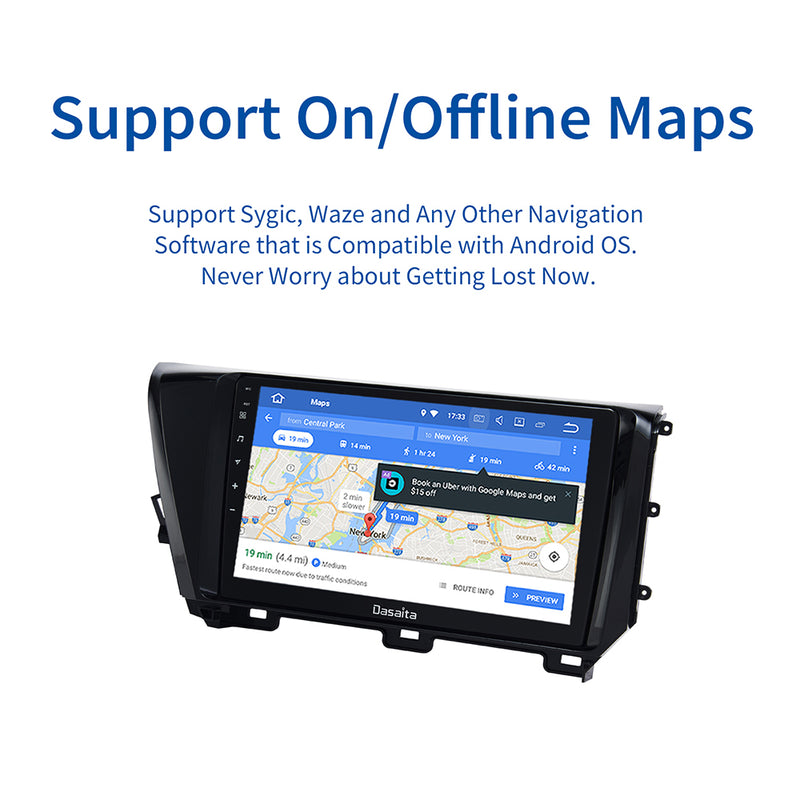 Dasaita MAX11 For Toyota Camry 2018 2019 Car Stereo DSP GPS Navigation 2.5D IPS Touch Screen Car Android Radio