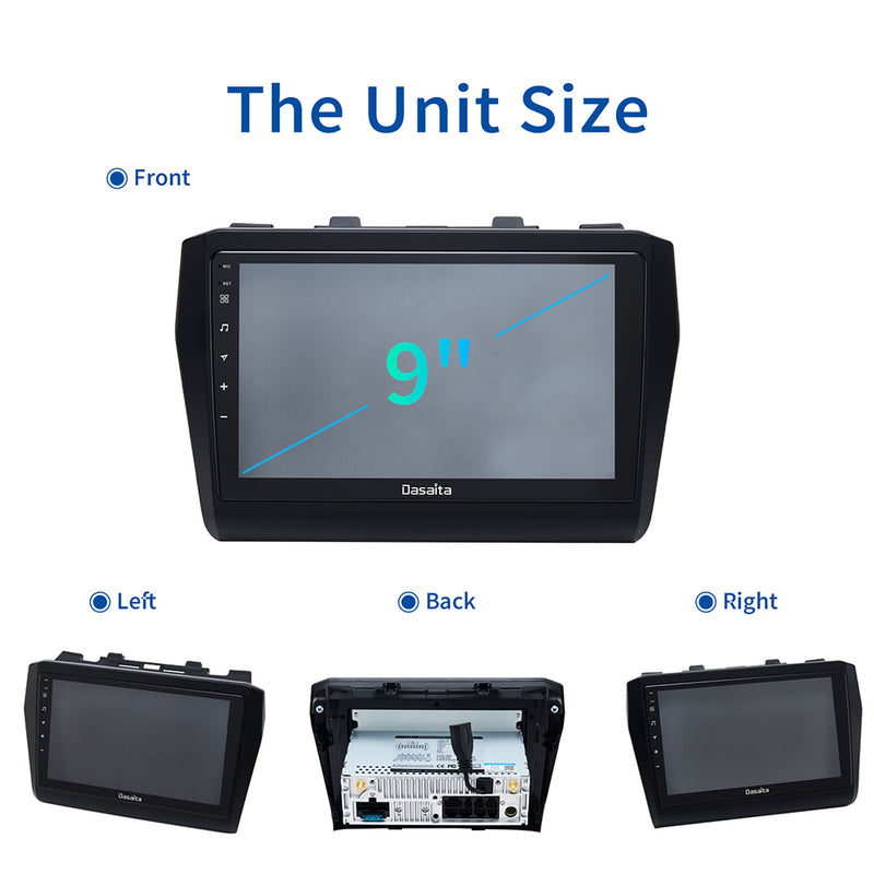 Dasaita MAX11 For Suzuki Swift 2018 2019 2020 Car Stereo 9" IPS 2.5D Screen Android11.0 GPS Navigation Carplay DVD Stereo