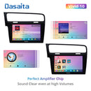 Dasaita Vivid11 VW Golf 7 2012 2013 2014 2015 2016 2017 2018 2019 LHD Car Stereo 10.2" Carplay Android Auto PX6 4G+64G Android11 1280*720 DSP Radio