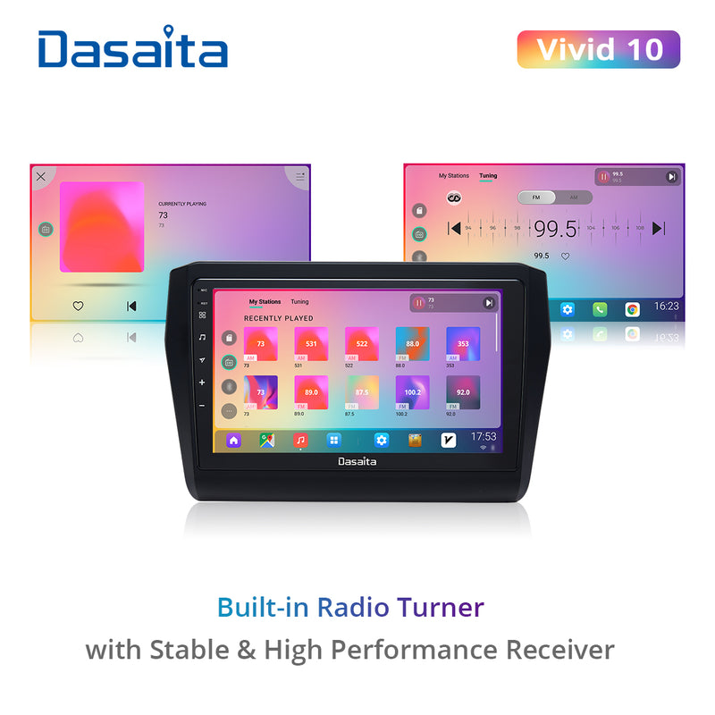 Dasaita Vivid11 for Suzuki Swift 2018-2020 Car Video IPS Touch Screen Support Steering Wheel Control Carplay 1280*720 Stereo