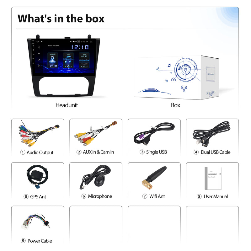 Dasaita MAX11 Nissan Altima 2008 2009 2010 2011 2012 Car Stereo 9 Inch Wirelss Carplay Android Auto PX6 4G+64G Android11 1280*720 DSP AHD Radio