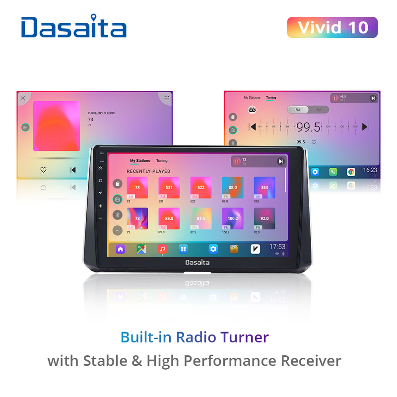 Dasaita Vivid11 Toyota Corolla 2019 2020 2021 Car Stereo 10.2 Inch Carplay Android Auto PX6 4G+64G Android11 1280*720 DSP AHD Radio