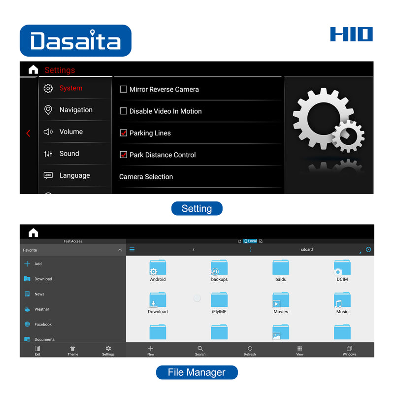 Dasaita 12.3 inch for BMW 3/4 Series 2018 EVO Car DVD Player GPS Navigation Wifi 1920*720 IPS Touch Screen 4+64G MSM8953 Car Stereo