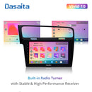Dasaita Vivid11 VW Golf 7 2012 2013 2014 2015 2016 2017 2018 2019 LHD Car Stereo 10.2" Carplay Android Auto PX6 4G+64G Android11 1280*720 DSP Radio