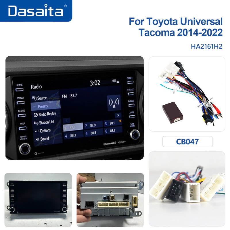 Dasaita MAX Toyota Corolla Sienna Tacoma Prius 2014-2022 Car Stereo 9 Inch Carplay Android Auto PX6 4G+64G Android10/Android11 1280*720 DSP AHD Radio