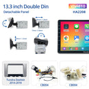 Dasaita Scout10 Double Din Car Stereo 13.3 Inch Carplay Android Auto PX6 4G+64G Android10 1920*1080 DSP AHD Radio