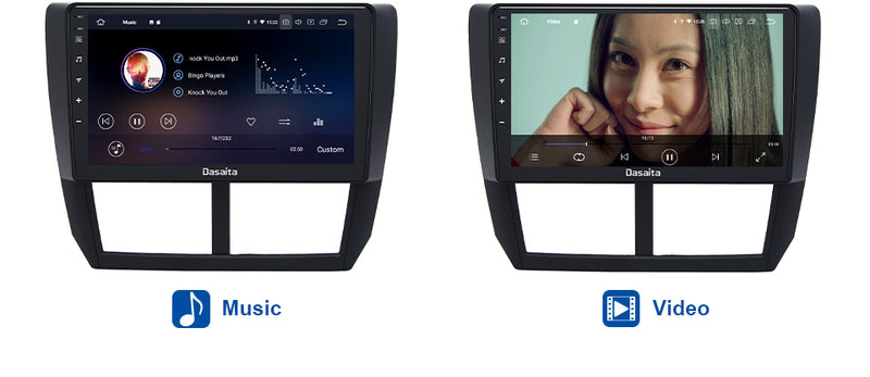 Dasaita MAX11 Subaru Forester 3 Impreza 2007 2008 2009 2010 2011 2012 Car Stereo 9 Inch Carplay Android Auto PX6 4G+64G Android11 1280*720 DSP Radio