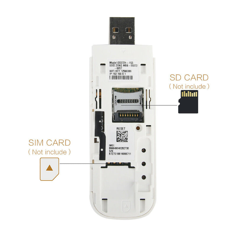 Dasaita 4G WIFI Dongle Wireless Car hotspot Internet USB Stick Mobile US