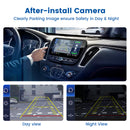 Dasaita AHD/CVBS HD Camera For US License Plate Frame 6 Lights LED Light Board Waterproof