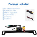 Dasaita AHD/CVBS HD Camera For US License Plate Frame 6 Lights LED Light Board Waterproof