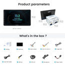 Dasaita Scout10 Double Din Car Stereo 13.3 Inch Carplay Android Auto PX6 4G+64G Android10 1920*1080 DSP AHD Radio