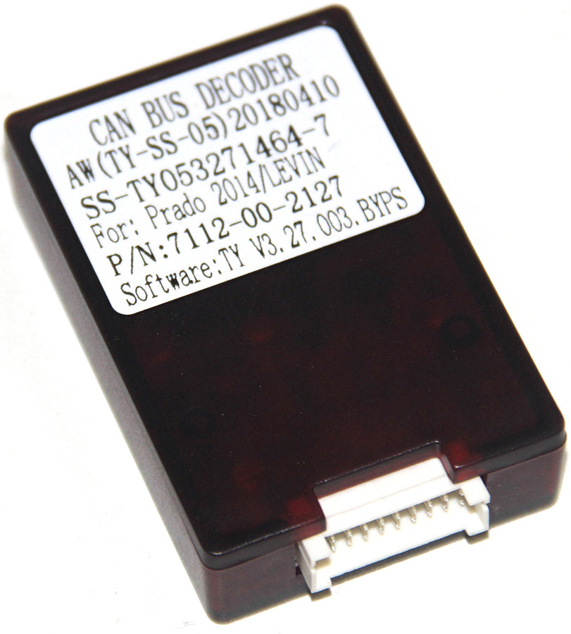 Dasaita Car Radio Installation CAN-Bus Adapter & Wire Harness for Toyota Camry Corolla Fortuner 2012-2015 Prado 2014-2018,CB004 Canbus Decoder Support JBL Amplifier SWC AUX 360 Camera