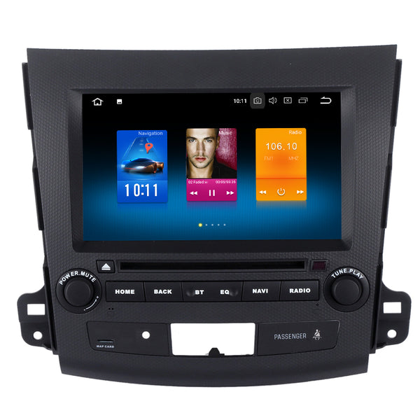 Dasaita MAX11 Mitsubishi Outlander 2007 2008 2009 2010 2011 2012 2013 Car Stereo 8" Carplay Android Auto PX6 4G+64G Android11 1024*600 DSP Radio