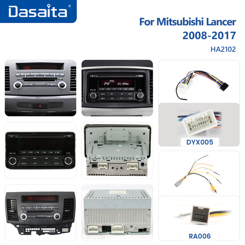 Dasaita MAX11 Mitsubishi Lancer 2008 2009 2010 2011 2012 2013 2014 2015 2016 2017 Car Stereo 10.2" Carplay Android Auto PX6 4+64G 1280*720 DSP Radio