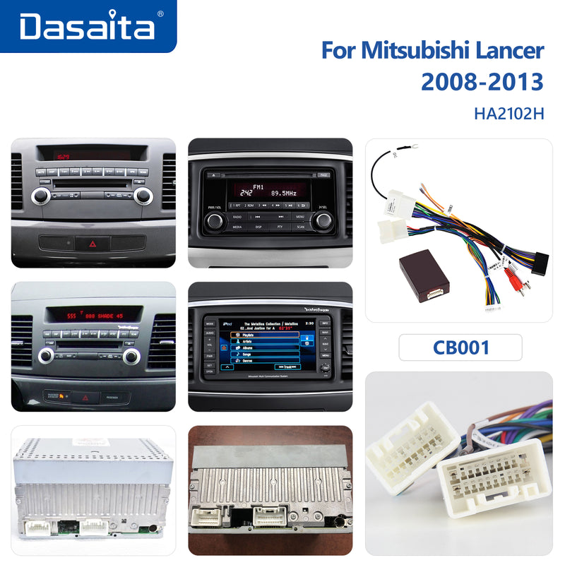 Dasaita MAX11 Mitsubishi Lancer 2008 2009 2010 2011 2012 2013 2014 2015 2016 2017 Car Stereo 10.2" Carplay Android Auto PX6 4+64G 1280*720 DSP Radio