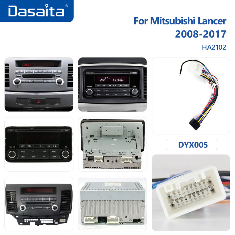 Dasaita MAX11 Mitsubishi Lancer 2008 2009 2010 2011 2012 2013 2014 2015 2016 2017 Car Stereo 10.2" Carplay Android Auto PX6 4+64G 1280*720 DSP Radio