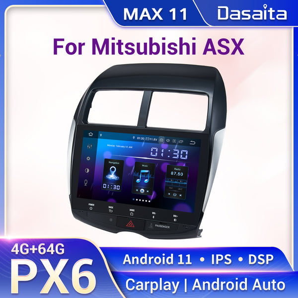 Dasaita MAX10/MAX11 Mitsubishi ASX 2007 2008 2009 2010 2011 2012 2013 2014 2015 2016 2017 Car Stereo Carplay Android Auto 4+64G Android10/Android11 1280*720 Radio