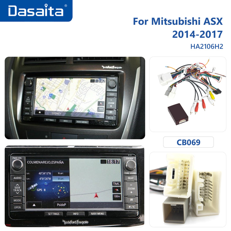 Dasaita MAX10/MAX11 Mitsubishi ASX 2007 2008 2009 2010 2011 2012 2013 2014 2015 2016 2017 Car Stereo Carplay Android Auto 4+64G Android10/Android11 1280*720 Radio