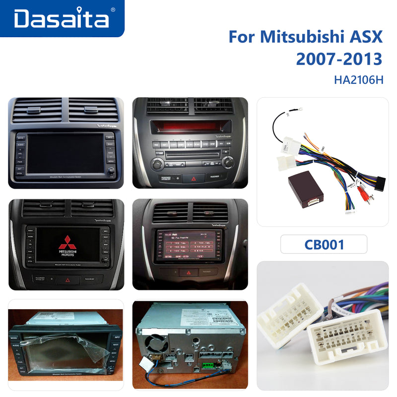 Dasaita MAX10/MAX11 Mitsubishi ASX 2007 2008 2009 2010 2011 2012 2013 2014 2015 2016 2017 Car Stereo Carplay Android Auto 4+64G Android10/Android11 1280*720 Radio