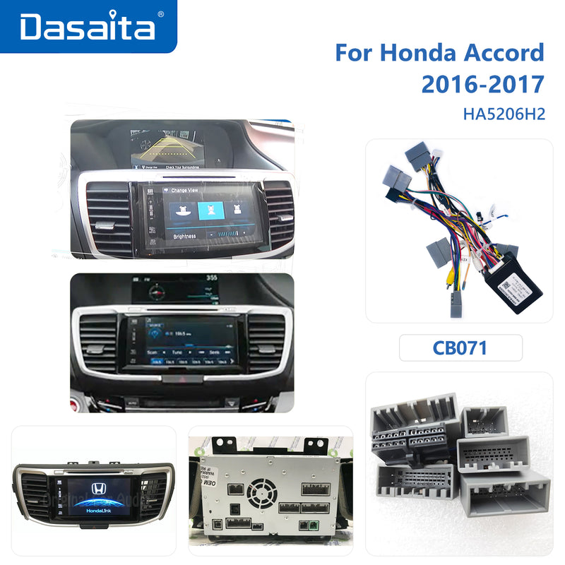 Dasaita MAX11 Honda Accord 2013 2014 2015 2016 2017 LHD Car Stereo 10.2 Inch Carplay Android Auto PX6 4G+64G Android11 1280*720 DSP AHD Radio