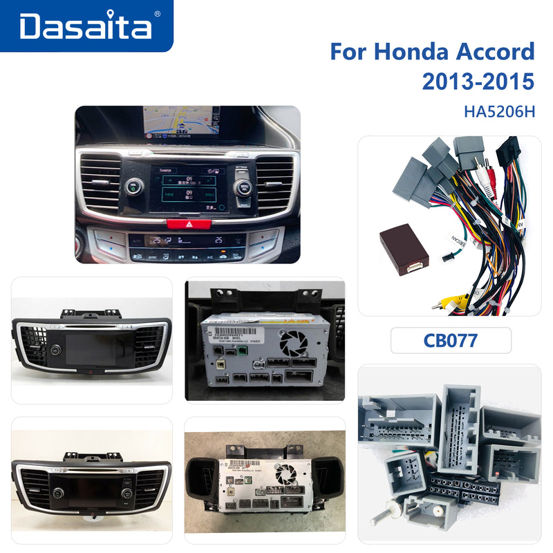 Dasaita Vivid11 Honda Accord 2013 2014 2015 2016 2017 LHD Car Stereo 10.2" Carplay Android Auto 4G+64G Android11 PX6 1280*720 DSP AHD Radio