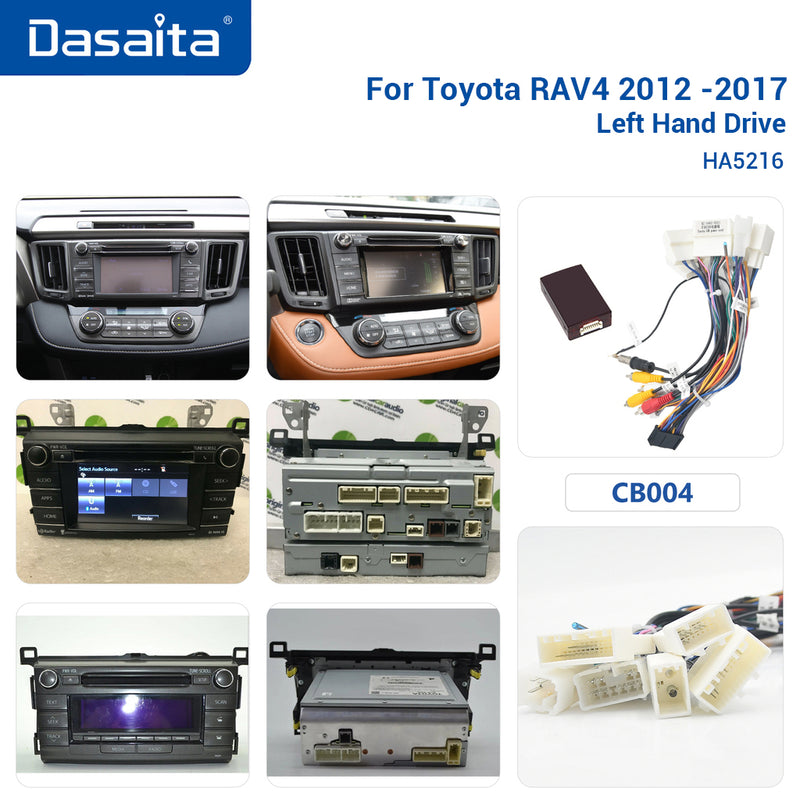 Dasaita Scout10 Toyota RAV4 2012 2013 2014 2015 2016 2017 LHD Car Stereo 10.2 Inch Carplay Android Auto PX6 4G+64G Android10 1280*720 DSP AHD Radio